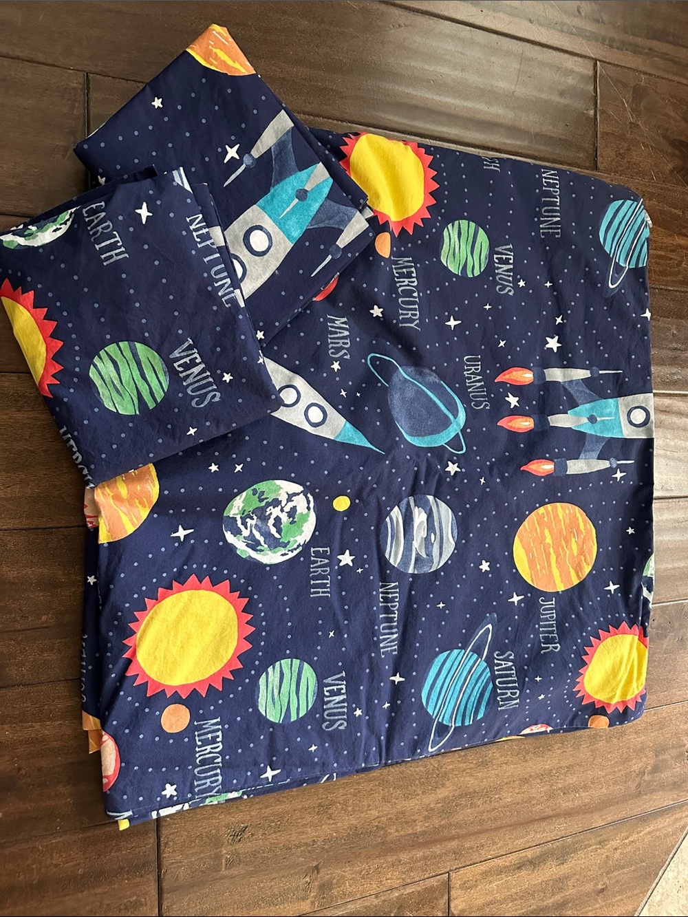 Pottery Barn Kids Space Themed Bedding